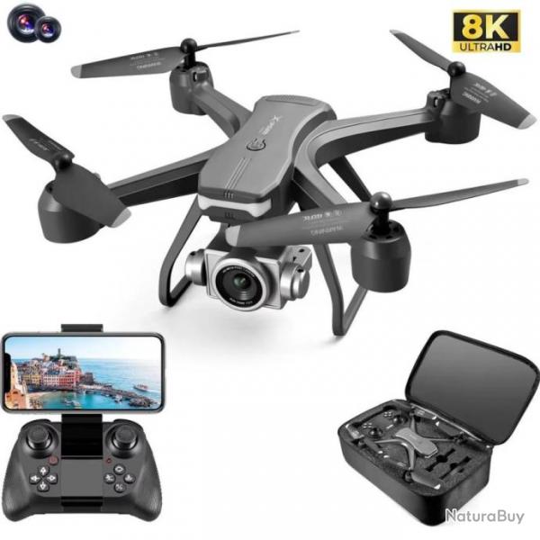 Drone 8K Professionnel Camra Double Grand Angle Wi-Fi Altitude Fixe Quadricoptre