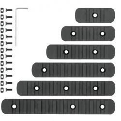 Set de 6 rail KEYMOD - M-LOCK