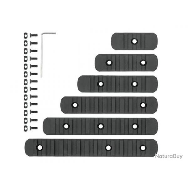 Set de 6 rail KEYMOD - M-LOCK