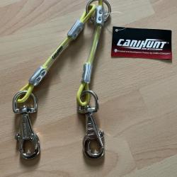 Accouplement cable pour 2 chiens CANIHUNT