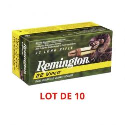 Lot de 10 Boites - Cart rem c/22lr viper hyper velocity 36gr (50) - PROMO SAISON