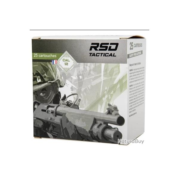 Cartouches RSD Tactical Chevrotines 9 GR12/67 (boite de 25) Bourre grasse - PROMO SAISON