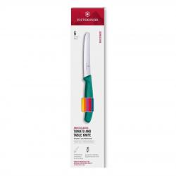 Boite 6 couteaux table assortis [Victorinox]