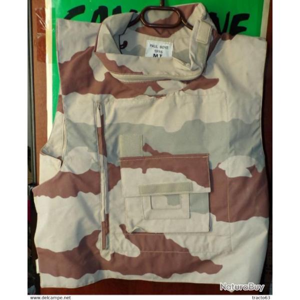 GILET PARE ECLATS DE L'ARMEE FRANCAISE,1996,TAILLE MT 96 A 105 CM TOUR DE POITRINE ,AVEC GUIDE USAGE