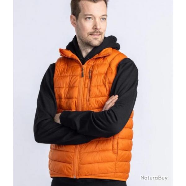 VESTE HOMME PINEWOOD ORANGE SANS MANCHE ABISKO INSULATION  52580 501