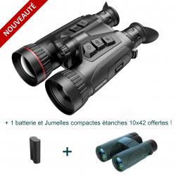HIKMICRO HABROK PRO HX60LN - Jumelles multi-spectre avec télémètre + 1 batterie + Jumelles 10x42 !