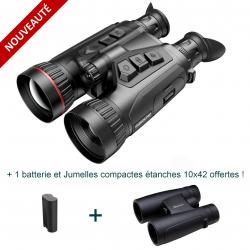 HIKMICRO HABROK PRO HX60LN - Jumelles multi-spectre avec télémètre + 1 batterie + Jumelles 10x42 !