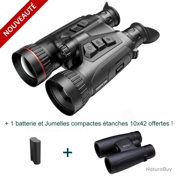 HIKMICRO HABROK PRO HX60LN - Jumelles multi-spectre avec tlmtre + 1 batterie + Jumelles 10x42 !