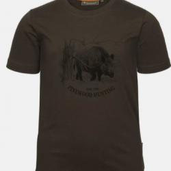 T-SHIRT PINEWOOD ENFANT SUEDE BROWN