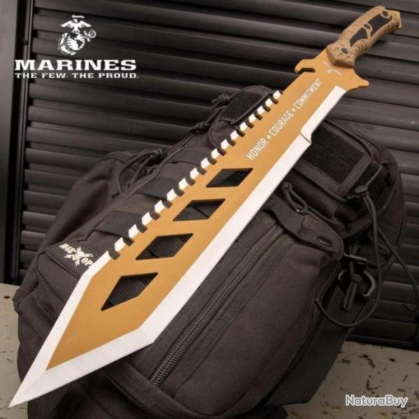 USMC Desert Ops SAWBACK Machete