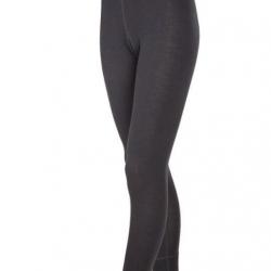 Legging femme chaud pure laine mérinos coupe sport gris foncé L (large)