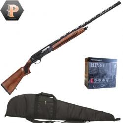 Pack chasseur ! Fusil semi automatique Ege Arms FX12 bois cal.12/76 canon 71cm + mun + fourreau