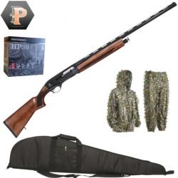 Pack chasseur ! Fusil semi automatique Ege Arms FX12 bois cal.12/76 + mun + fourreau + tenue