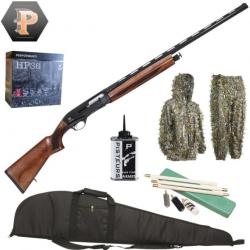 Pack chasseur ! Fusil semi automatique Ege Arms FX12 bois cal.12/76+mun+ fourreau+nettoyage+tenue