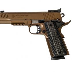 SCHMEISSER - Pistolet HUGO 1911 BRONZE avec hausse LPA  45ACP