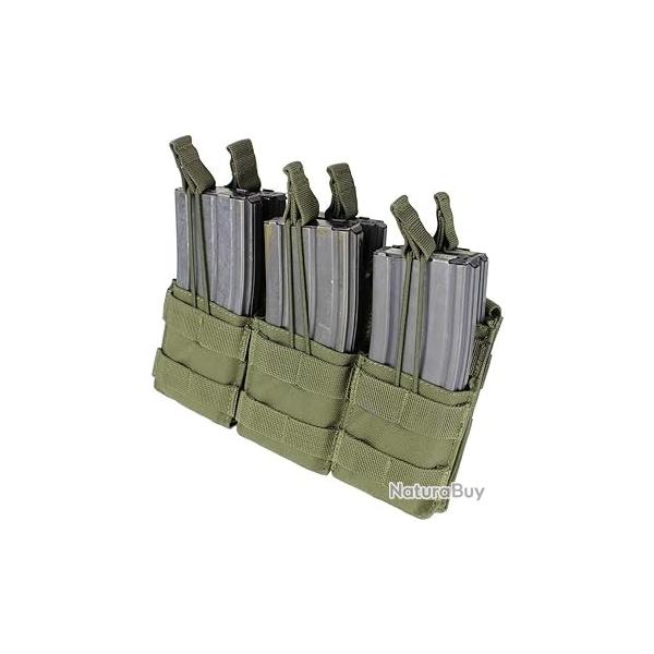 Porte-chargeur M4/M16 triple stack Olive Drab CONDOR