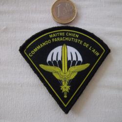 écusson maitre chien commando parachutiste de l'air