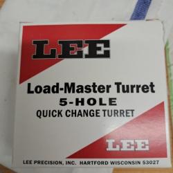 lee load Master turret 5 hole tourelle 5 positions