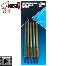 Système pour Sac PVA Nash Speedload PVA Bag Stem (les 5)