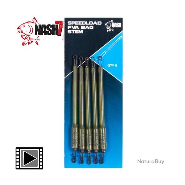 Systme pour Sac PVA Nash Speedload PVA Bag Stem (les 5)