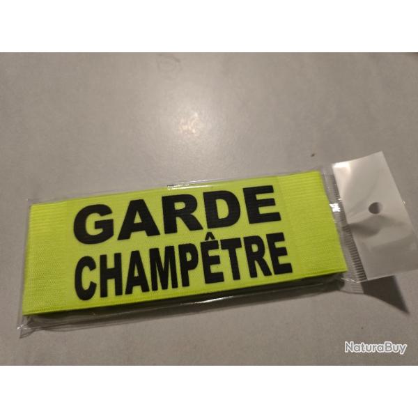 Brassard GARDE CHAMPETRE elasto 5cm de large