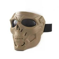 Masques tête de mort  1 euro sans réserve Paintball AIRSOFT MOTO Ect ...CRÂNE TÊTE DE MORT savane