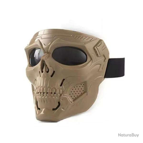 Masques tte de mort  1 euro sans rserve Paintball AIRSOFT MOTO Ect ...CRNE TTE DE MORT savane