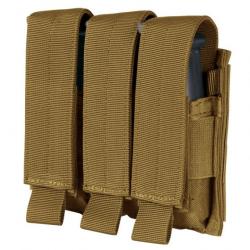 Pochette MOLLE Triple Pistol Mag COYOTE CONDOR