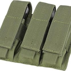 Pochette MOLLE Triple Pistol Mag OD CONDOR