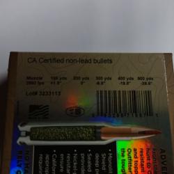 2 boites de 20 balles HORNADY OUTFITTER cal 300 win mag  180 gr cx