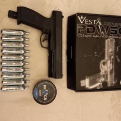 PISTOLET DEFENSE PDW VESTA CALIBRE 50