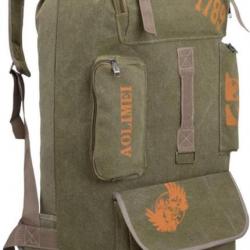 Sac à Dos 100L Randonnée Camping en Plein air Alpinisme Tactique Voyage Chasse Camping Kaki