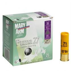 Cartouche PUMA 27 cal 20 Mary Arm-Plomb 7.5