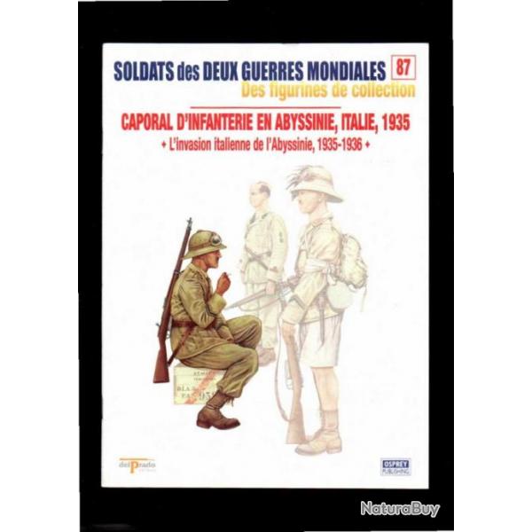 invasion italienne abyssinie 1935-1936 del prado-osprey fascicule soldats des deux guerres 87