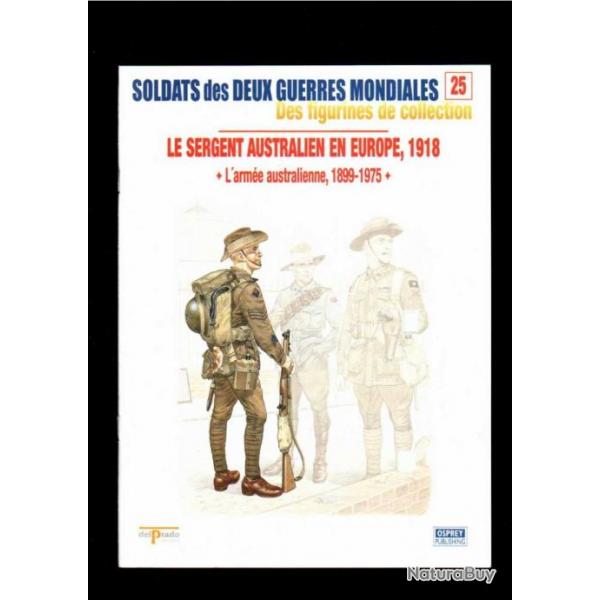 arme australienne 1899-1975 del prado-osprey fascicule soldats des deux guerres 25