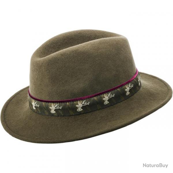 Chapeau pour femme motif cerf (Couleur: Kaki, Taille: 57)