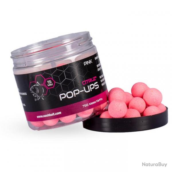 Pop Ups NASH Citruz 12mm 75g Pink