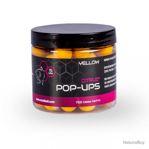 Pop Ups NASH Citruz 12mm 75g Yellow