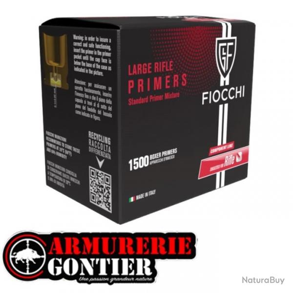 1500 Amorces FIOCCHI PRIMER LARGE RIFLE