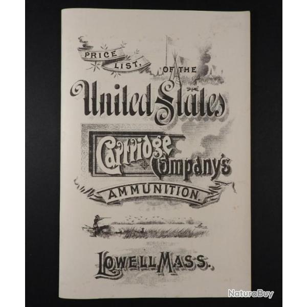 1891 United States Cartridge Company's Ammunition Price List *Sharp*