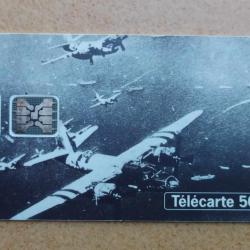 TELECARTE 50 ANS DU D-DAY 1944-1994 MARAUDERS B26 DE L US AIR FORCE  SURVOLANT LE JOUR J 6 JUIN 1944