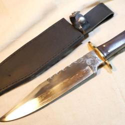 Grand Couteau  type BOWIE - DAVID CROCKETT 1786 1836 rk1823 - EBR24BOW007