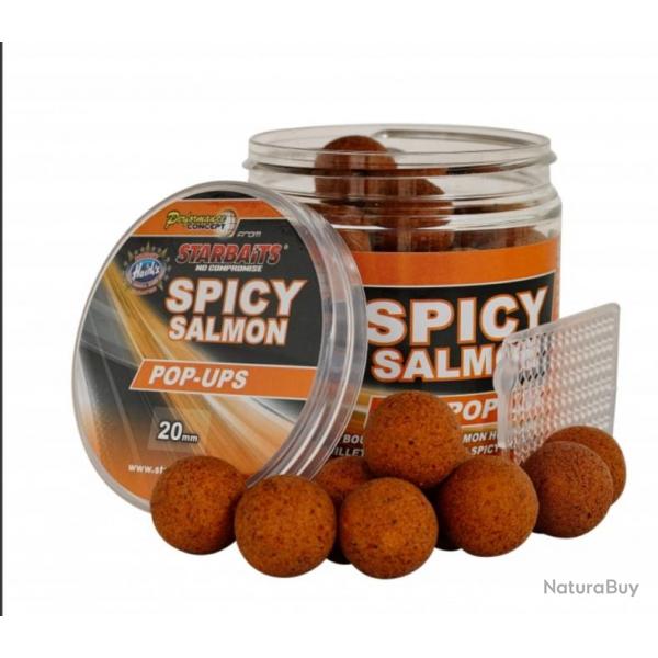 Pop-up starbaits spicy Salmon 20mm 80gr