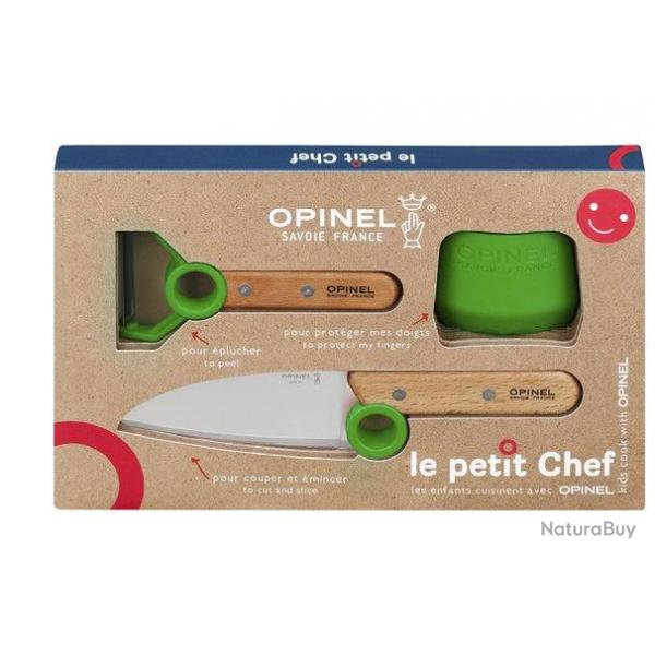 Opinel Le Petit Chef Coffret 3 pices