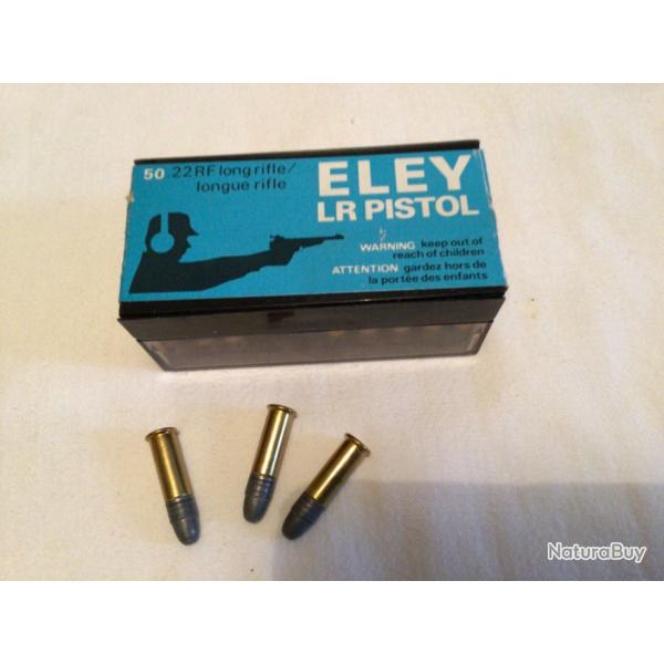 Bote de 50 cartouches ELEY 22LR