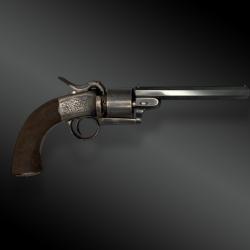 Revolver à Percussion Moore & Woodwars Angleterre, Circa 1860