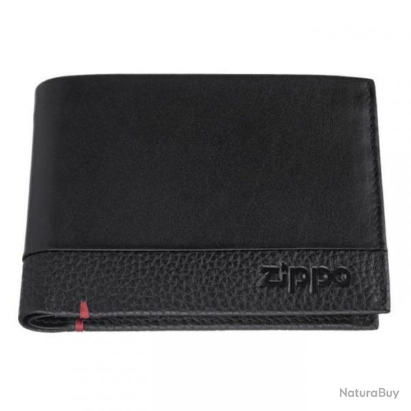 PORTEFEUILLE ZIPPO NAPPA Noir