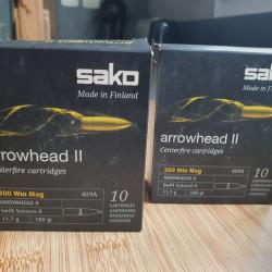 Balle 300 Win mag Arrowhead II