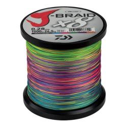 Tresse Daiwa J Braid X8 Multicolore 28/100 300m