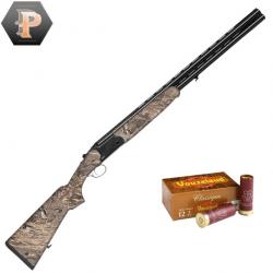 Pack Chasseur ! Fusil superposé Yildiz SPZ SM Camo - Cal. 12/76 + mun